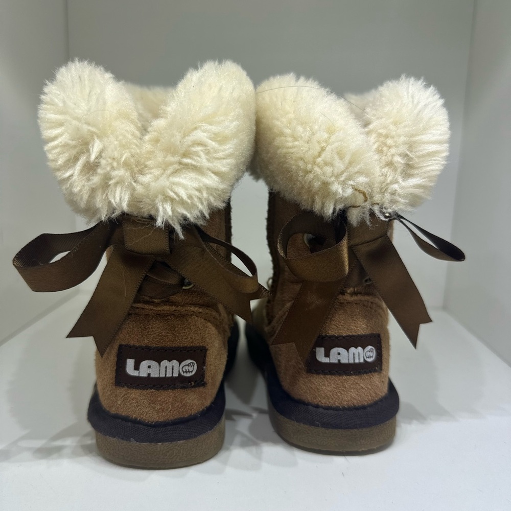 🌻5/$30🌻 🧸KIDS | LAMO Shearling Fur Girls Suede Boots